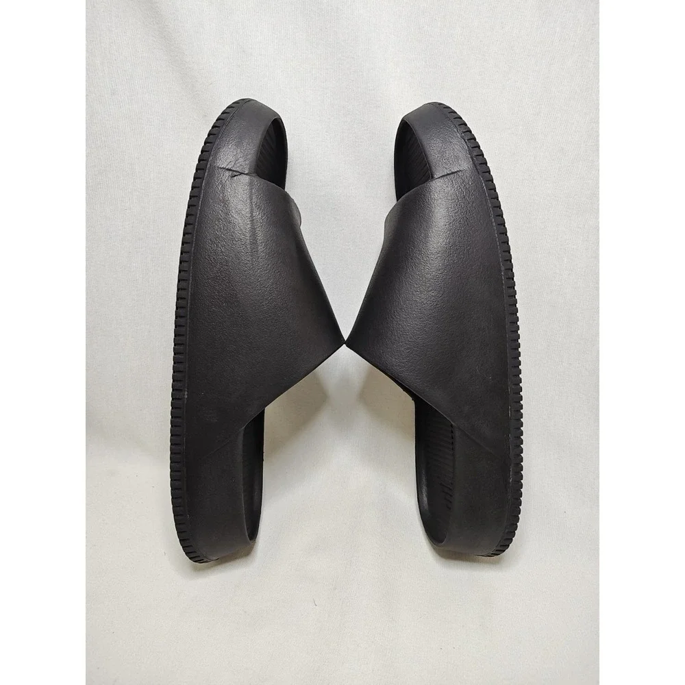 Nike Calm Slides Men's BLACK / BLACK Men's 17 Women's 18 Sandals‎ Flip Flops